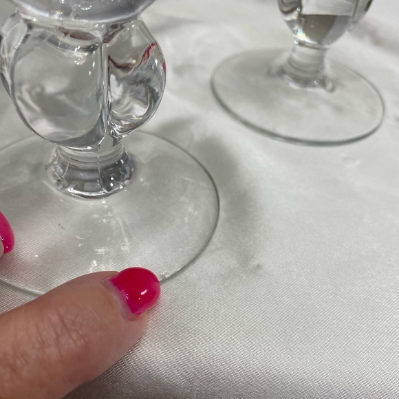 SET OF 3 VERY RARE BLANKA BY MALERAS SWEDEN SMALL WINE GLASSES - Picture 8 of 8